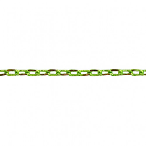 NEO CHAIN 3.5X2MM LIME GREEN AND GOLD